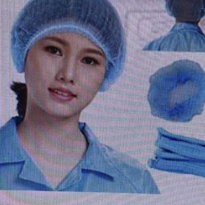 Disposable bouffant hair caps net